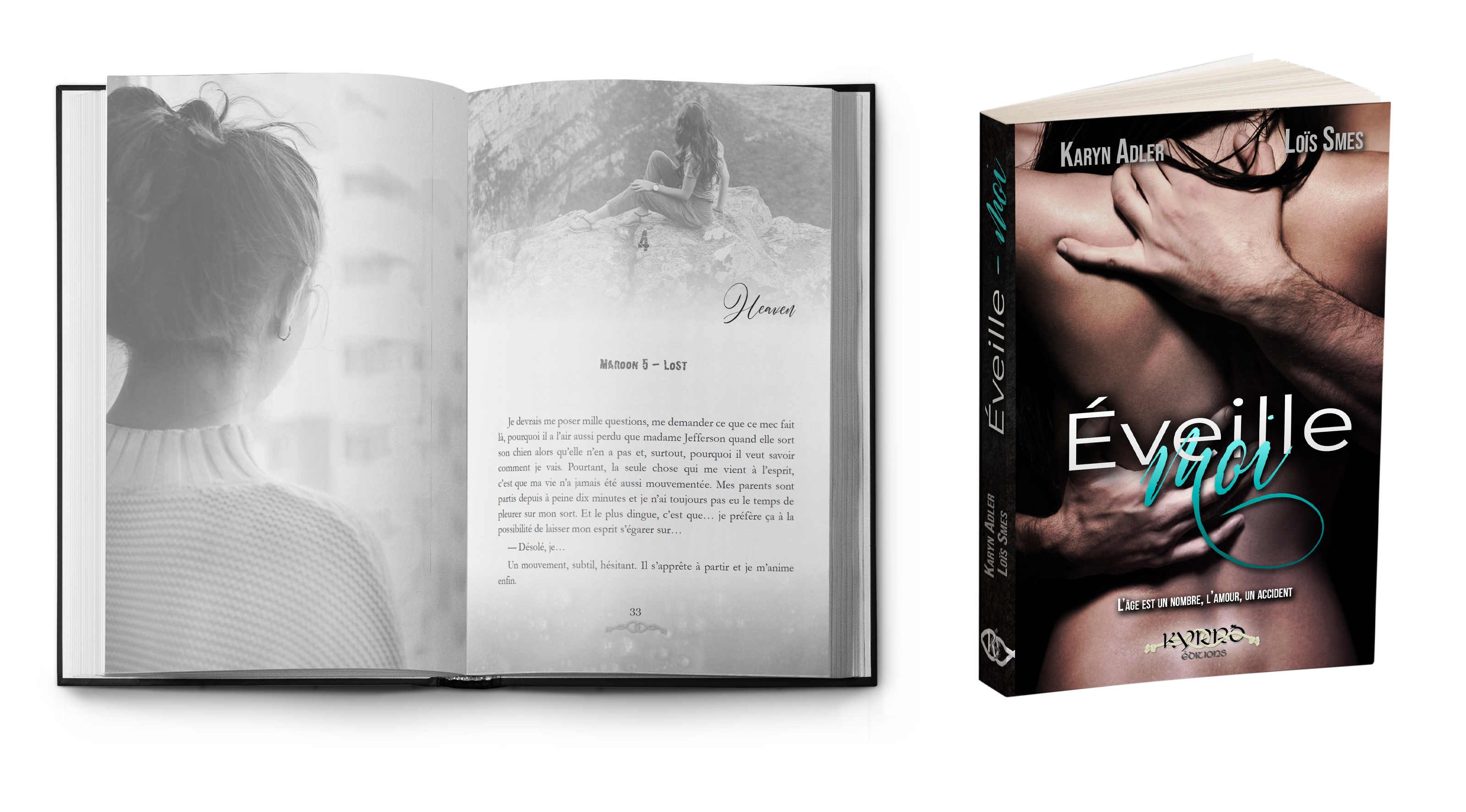 Éveille-moi – Destin #2 – Karyn Adler & Loïs Smes – broché standard